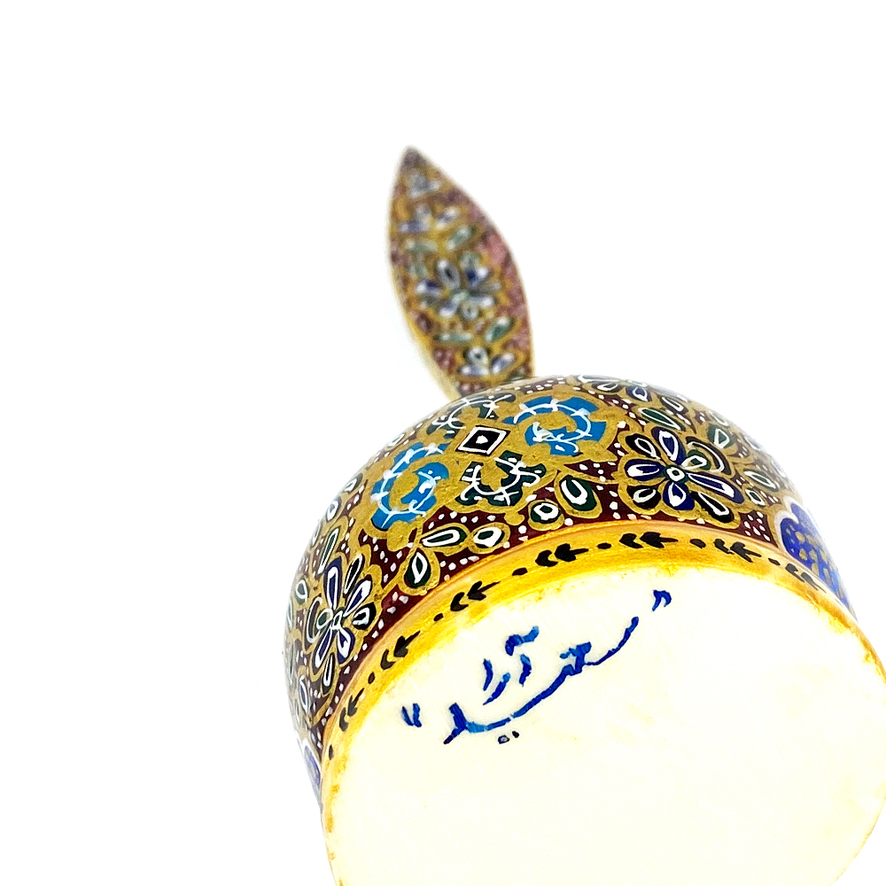  سرمه دان استخوانی سعید آرا طرح تذهیب مدل بچکول کد 35