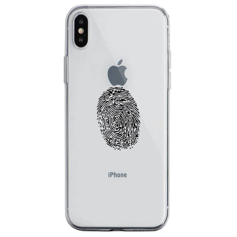 کاور مگافون طرح اثر انگشت مدل C62-B مناسب برای گوشی موبایل اپل iPhone X / XS