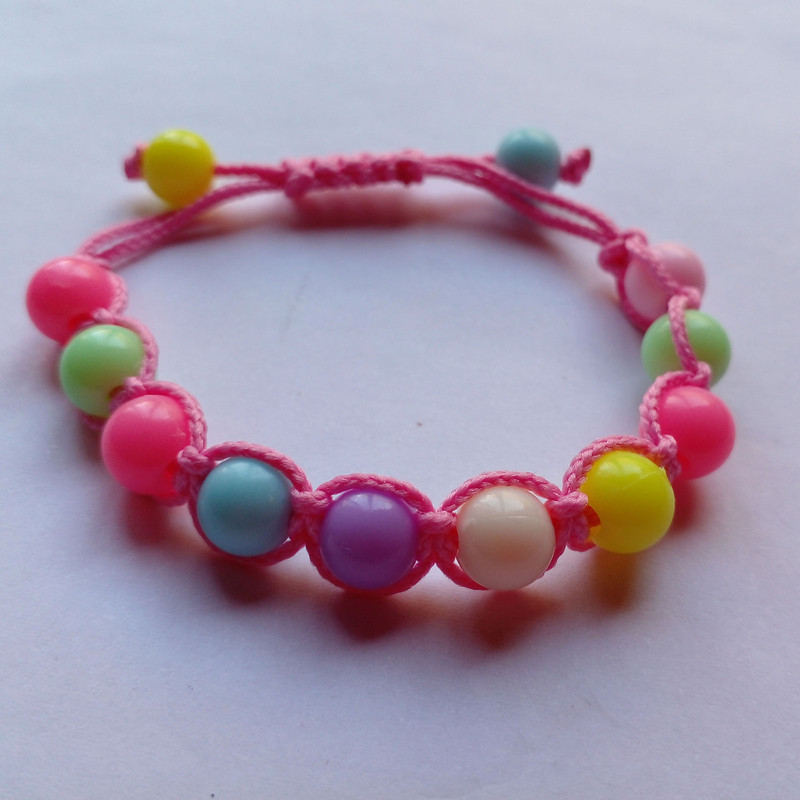 دستبند دخترانه مدل بافت کد HCK214 دستبند دخترانه مدل بافت کد HCK214