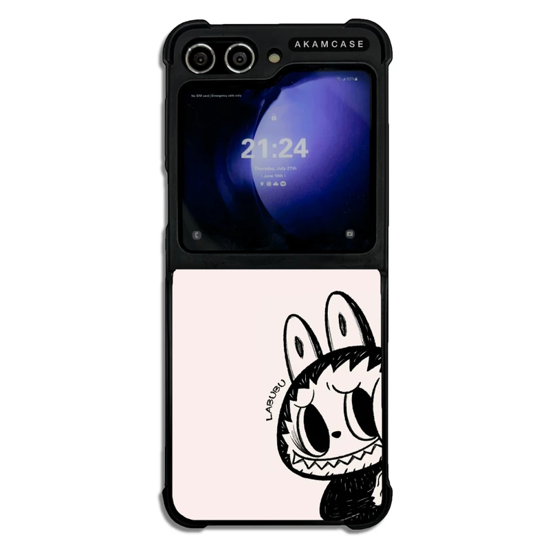 کاور آکام مدل AMC-WSGZFLIP5-LABUBU-17 مناسب برای گوشی موبایل سامسونگ Galaxy Z Flip 5