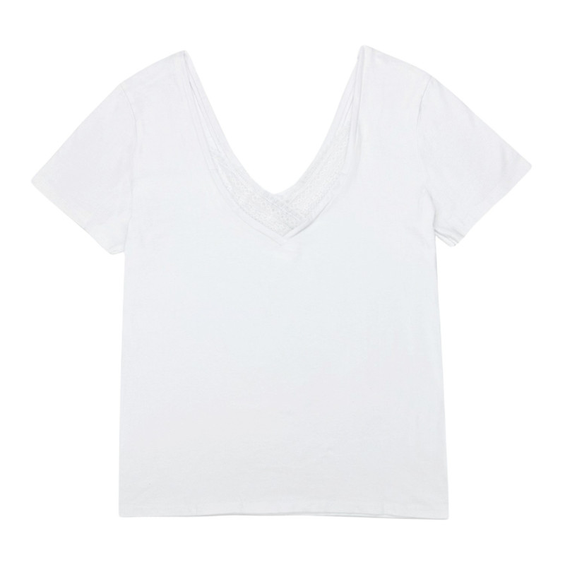 بلوز آستین کوتاه زنانه هومنیتی مدل WYWTS3750