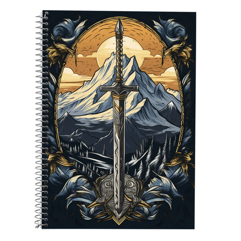 دفتر لغت 50 برگ مدوپد طرح ارباب حلقه ها The Lord of the Rings کد DF3058