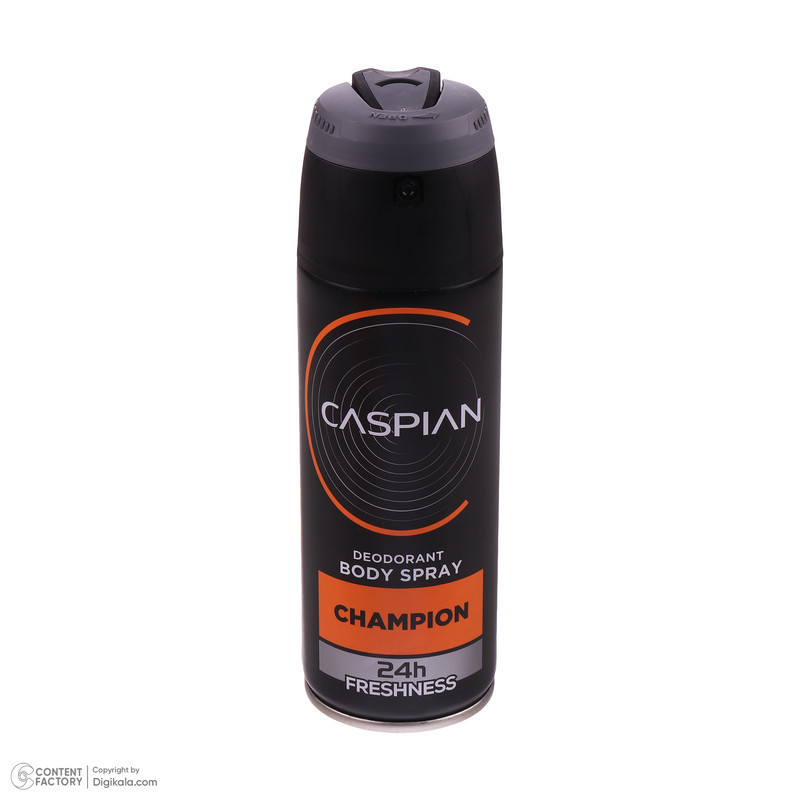 اسپری دئودورانت بدن مردانه کاسپین مدل CHAMPION حجم 150 میلی لیتر