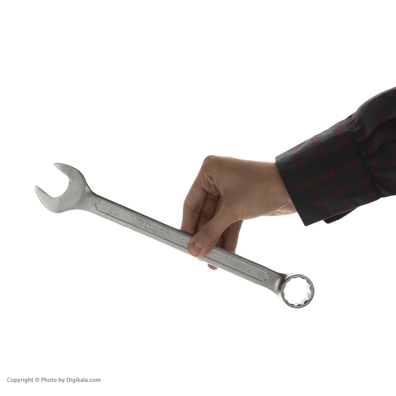 آچار یک سر تخت یک سر رینگی توسن مدل 01 سایز 23 میلیمتر