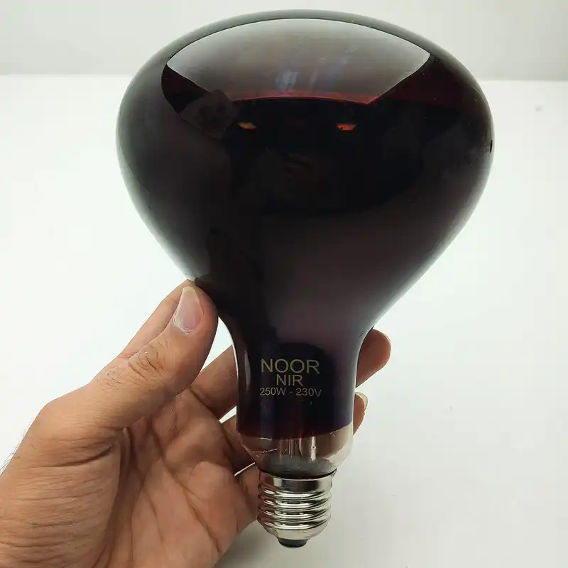 بخاری برقی مدل لامپی مادون قرمز کد E27-250W بدون پایه