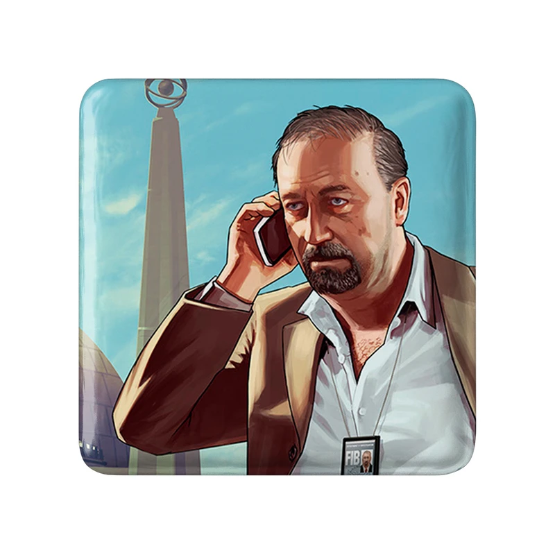 پیکسل خندالو طرح دیو نورتون جی تی ای GTA مدل مربعی کد 30669