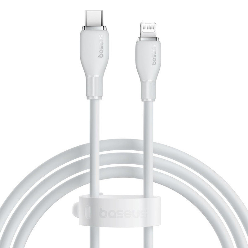 کابل تبدیل USB-C به لایتنینگ بیسوس مدل Pudding Gentle 20W طول 1.2 متر