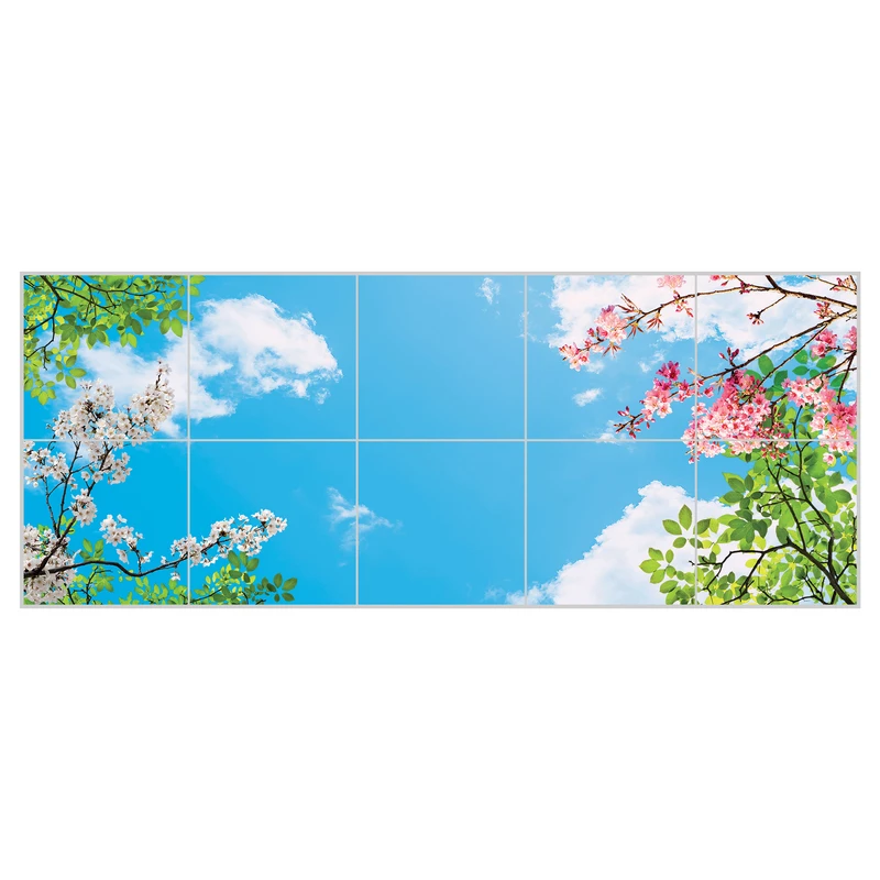 تایل آسمان مجازی بنی دکو مدل UV89 سایز 60x60 سانتی متر مجموعه 10 عددی