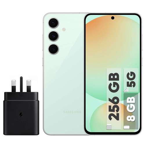 گوشی موبایل سامسونگ مدل S24 FE دو سیم کارت ظرفیت 256 گیگابایت و رم 8 گیگابایت - به همراه شارژر 45 وات سامسونگ