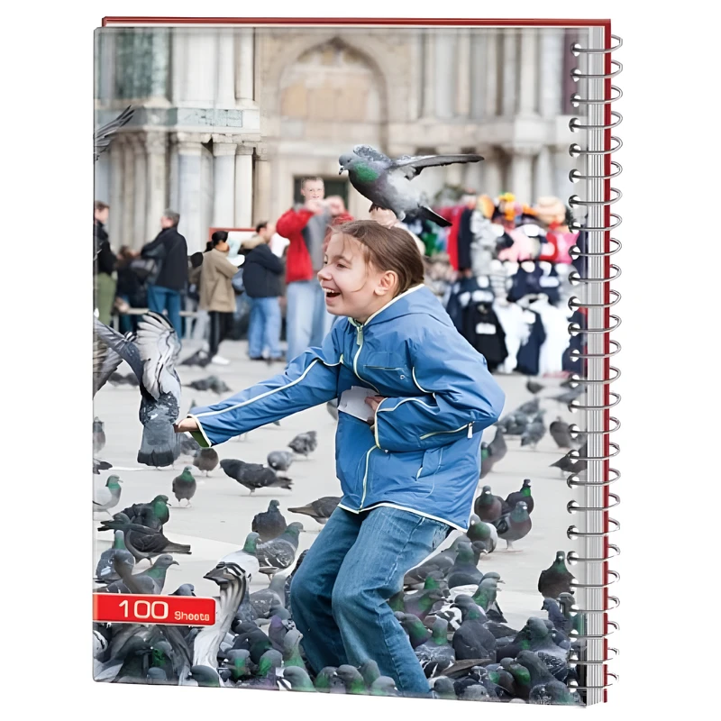 دفتر مشق 100 برگ مدل Jeld Sakht طرح پرنده ها کد 102177