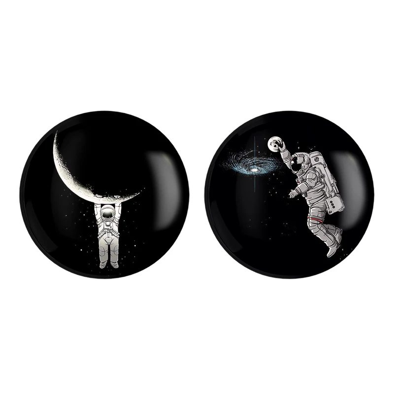 مگنت خندالو طرح فضانورد کد 19331935 مجموعه 2 عددی