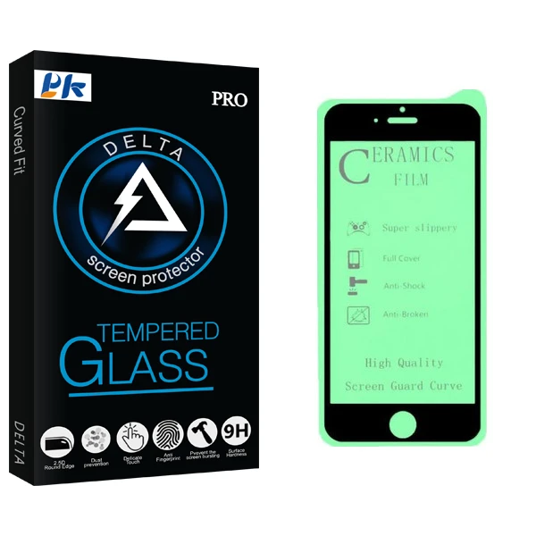 محافظ صفحه نمایش سرامیکی پی کی مدل Delta Glass مناسب برای گوشی موبایل اپل Iphone 6s/6