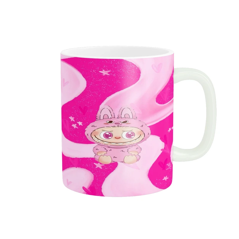 ماگ پاد آفرین مدل فانتزی طرح عروسک لبوبو ترند کد p10898