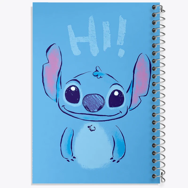 دفتر مشق 50 برگ خندالو طرح استیچ (Stitch) کد N4243