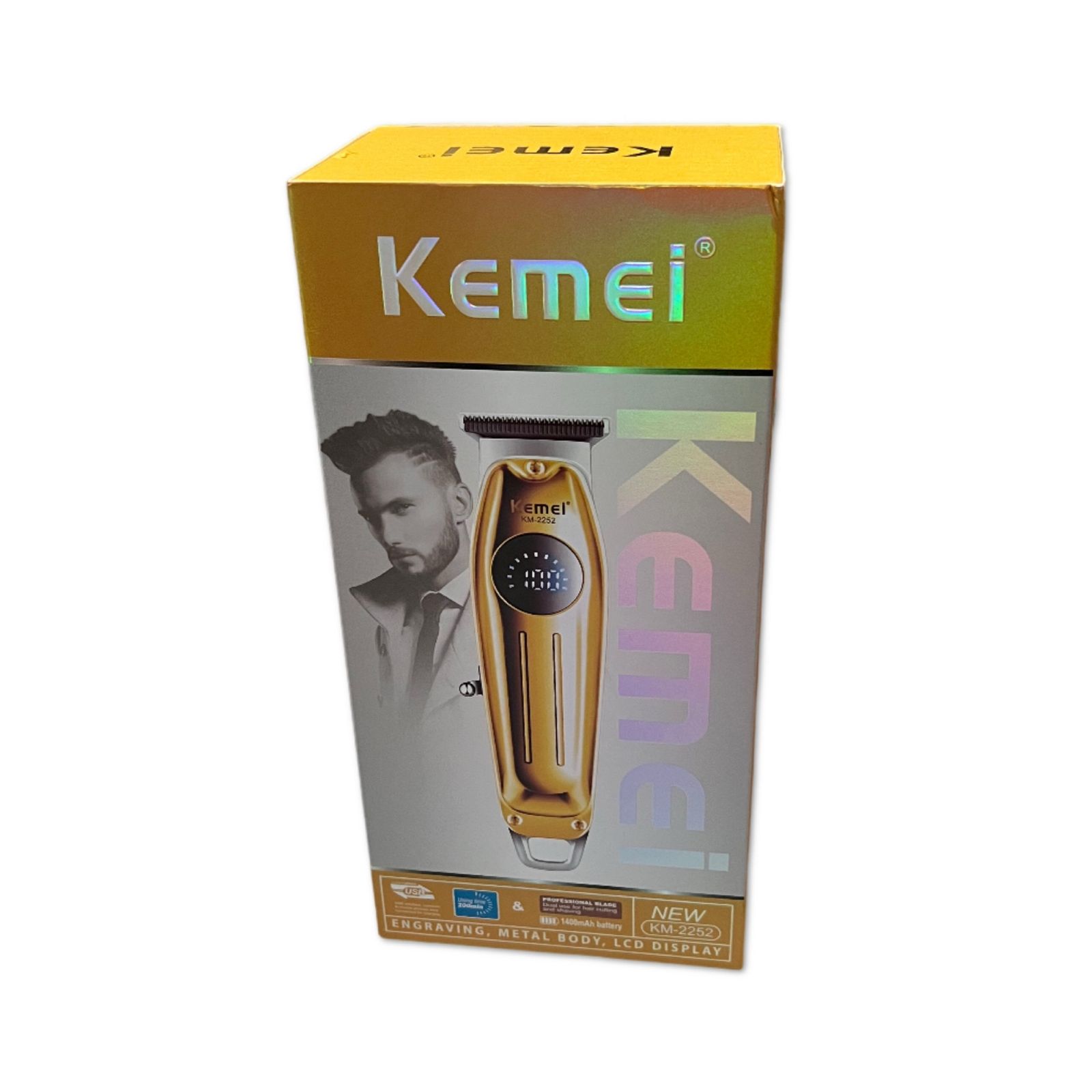 ماشین اصلاح موی صورت شارژی کیمی مدل KM-2252 -  - 6