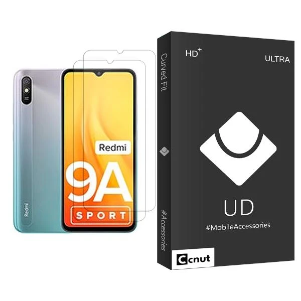 محافظ صفحه نمایش کوکونات مدل UDB Ultra MIX002 مناسب برای گوشی موبایل شیائومی Redmi 9A Sport بسته دو عددی