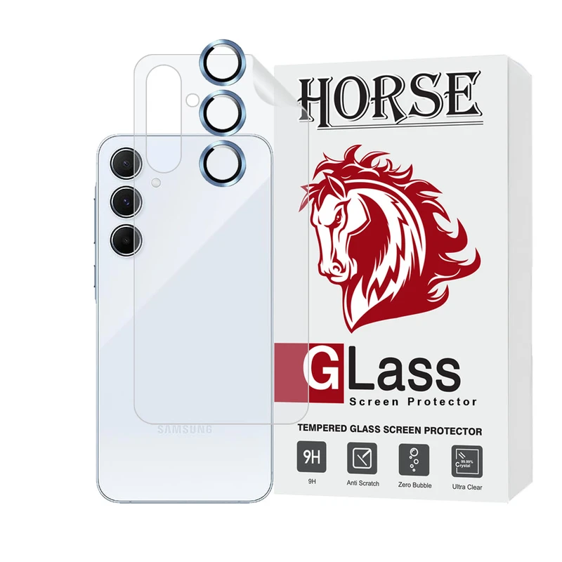 محافظ پشت گوشی هورس مدل MTBRINGH مناسب برای گوشی موبایل سامسونگ Galaxy A35 به همراه محافظ لنز