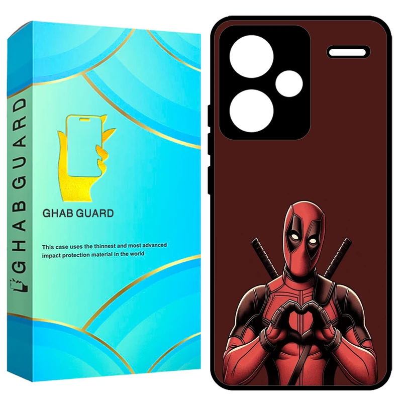 کاور قاب گارد طرح ددپول مدل GCHPN13PL مناسب برای گوشی موبایل شیائومی Redmi Note 13 Pro Plus