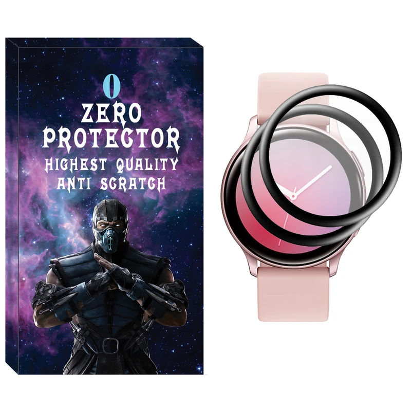محافظ صفحه نمایش نانو زیرو مدل NZO مناسب برای ساعت هوشمند سامسونگ Galaxy Watch Active 2 40mm بسته دو عددی