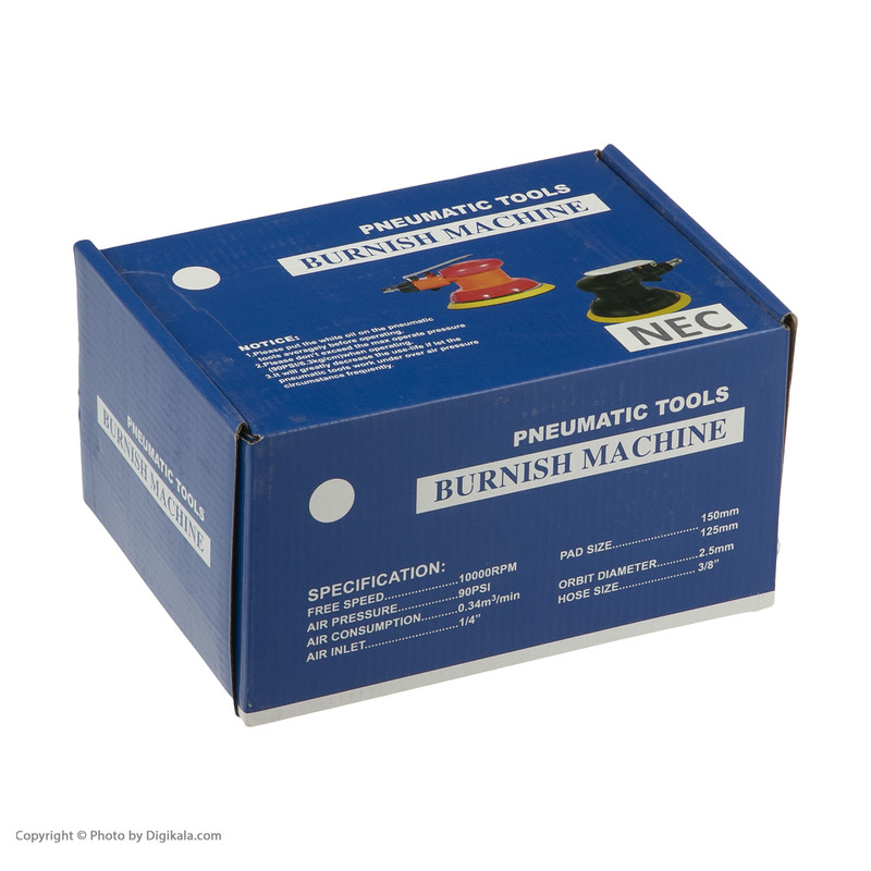 دستگاه سنباده زن بادی ان ای سی مدل Mr24