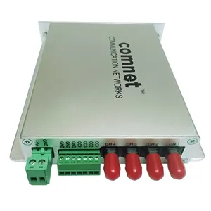 مبدل فیبر نوری کامنت مدل  چهار کاناله  مدل FVR 4C4M4