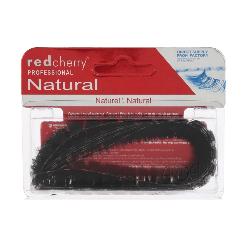 مژه مصنوعی ریسه ای رد چری مدل Feather 12 بسته 5 عددی