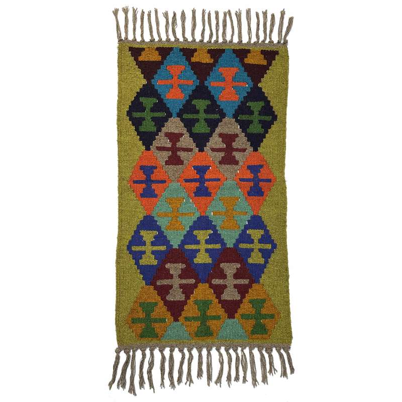 گلیم دستباف نیم متری کد12