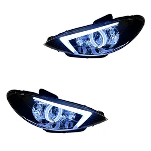 چراغ جلو خودرو گروه پژوهش صنعت مدرن مدل NX مناسب برای پژو 206 بسته دو عددی