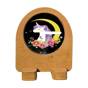 ساعت رومیزی طرح یونیکورن کد 218