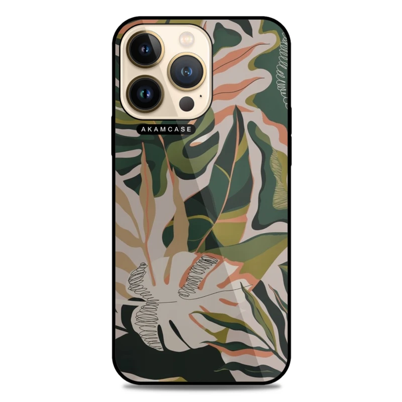 کاور آکام مدل AMC-WA13PRO-LEAVES-31 مناسب برای گوشی موبایل اپل iPhone 13 Pro