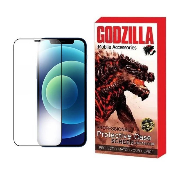 محافظ صفحه نمایش گودزیلا مدل FUll مناسب برای گوشی موبایل اپل Iphone 12 Pro