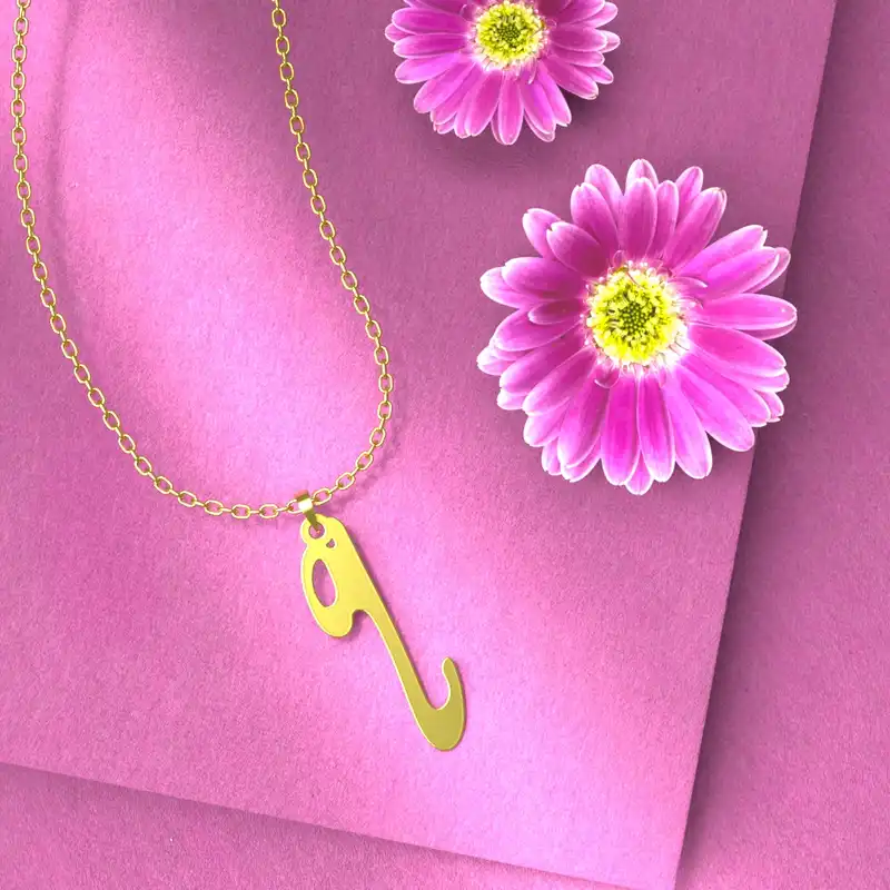 گردنبند طلا 18 عیار زنانه مدوپد مدل حرف Q کد H3-1-1504