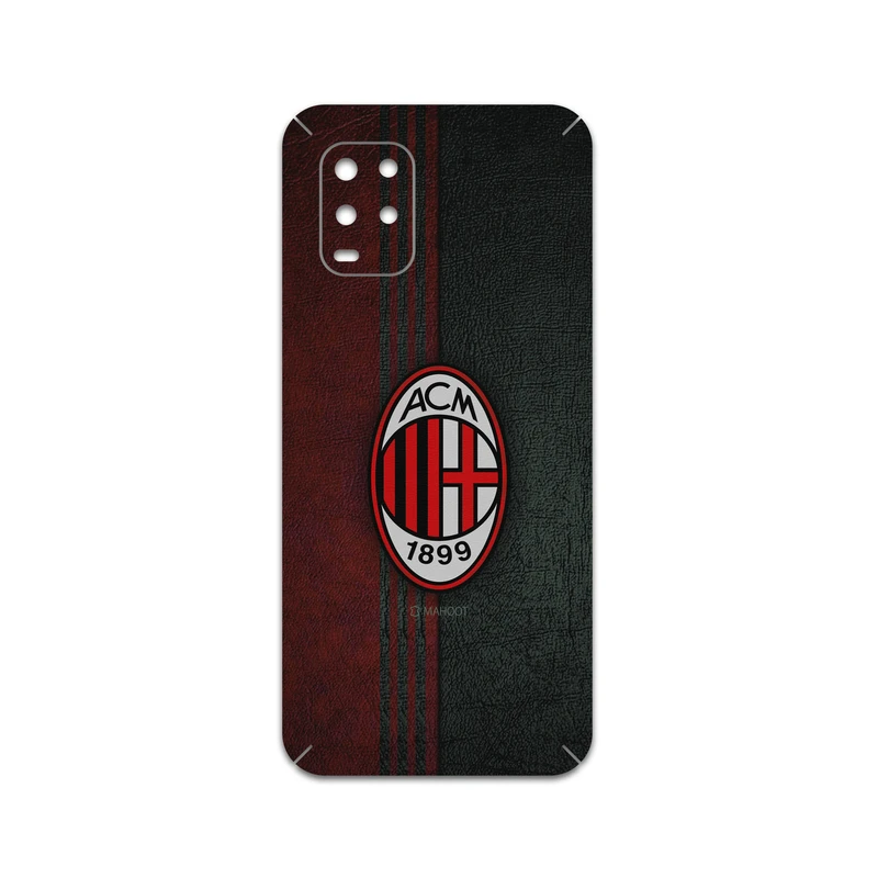 برچسب پوششی ماهوت مدل AC-Milan-FC مناسب برای گوشی موبایل شیائومی Mi 10 Lite 5G