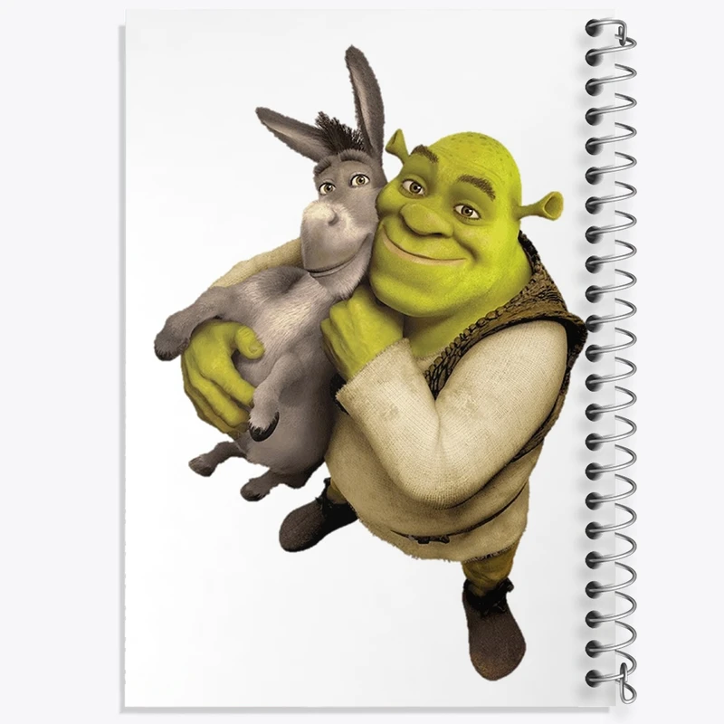 دفتر مشق 50 برگ خندالو طرح شرک کد F2195