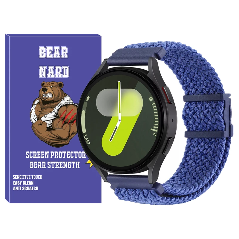 بند برنارد مدل Braided Magnet BR مناسب برای ساعت هوشمند سامسونگ Galaxy Watch 4/5/6/7/FE سایز 40/43/44/46/47 میلی متری