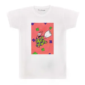 تی شرت بچگانه پرمانه طرح باب اسفنجی کد pmt.3385