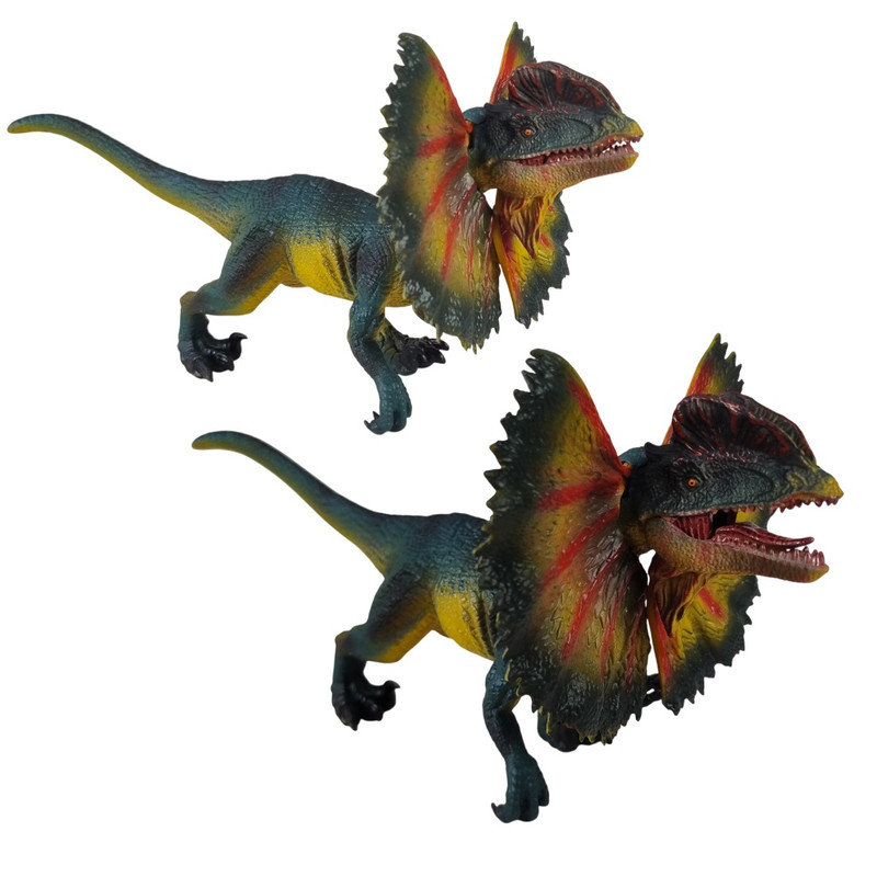 اکشن فیگور مدل دایناسور فک متحرک طرح Dilophosaurus