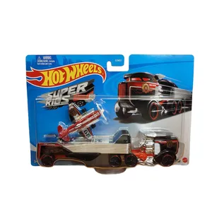 ماشین بازی هات ویلز مدل Sky Show Rig کد BDW51 - CGC28 مجموعه 2 عددی