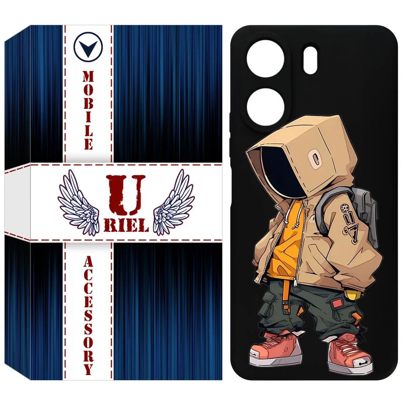 کاور یوریل قاب مدل KSH کد 39 طرح پسر مناسب برای گوشی موبایل شیائومی Redmi 13C 4G / Poco C65