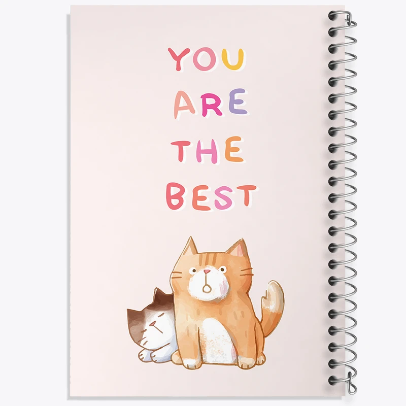 دفتر ژورنال نویسی 50 برگ خندالو مدل نقطه ای طرح You Are The Best کد N902