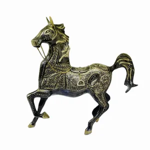 دکوری برنجی مدل اسب زین دار