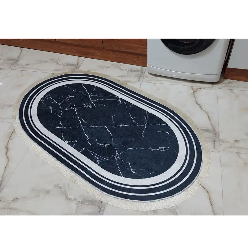 پادری مدل بیضی کد B_02 سایز 80x150 سانتی متر