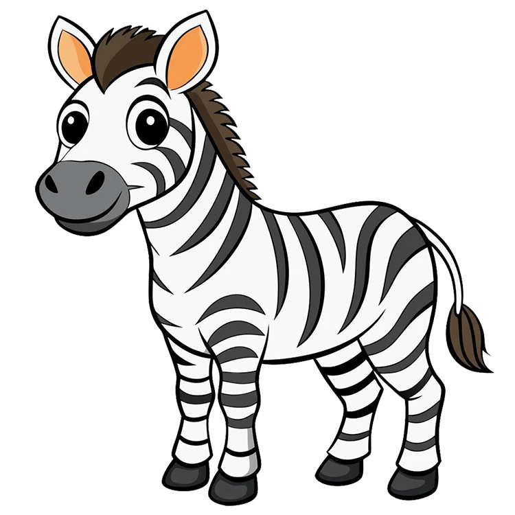 استیکر پارچه و لباس پاد آفرین مدل گورخر کد DKST571