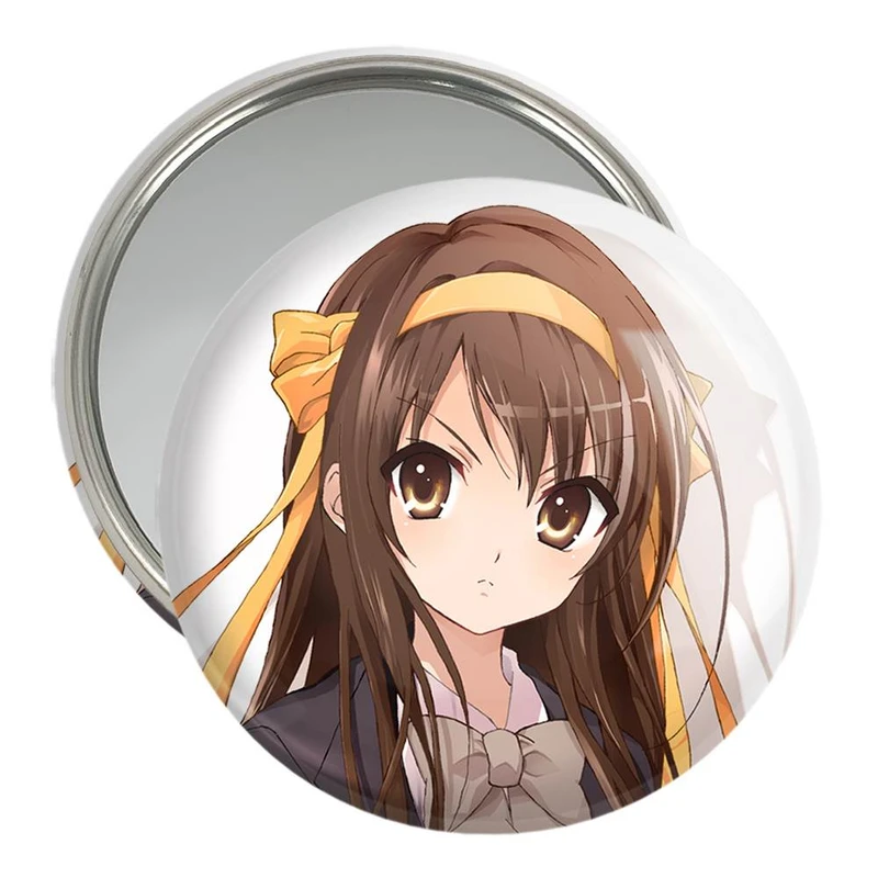 آینه جیبی خندالو مدل هاروهی انیمه The Disappearance of Haruhi Suzumiya  کد 23140