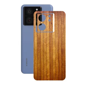 Remax cover sticker Leth model wood design suitable for Xiaomi 13T Pro mobile phone