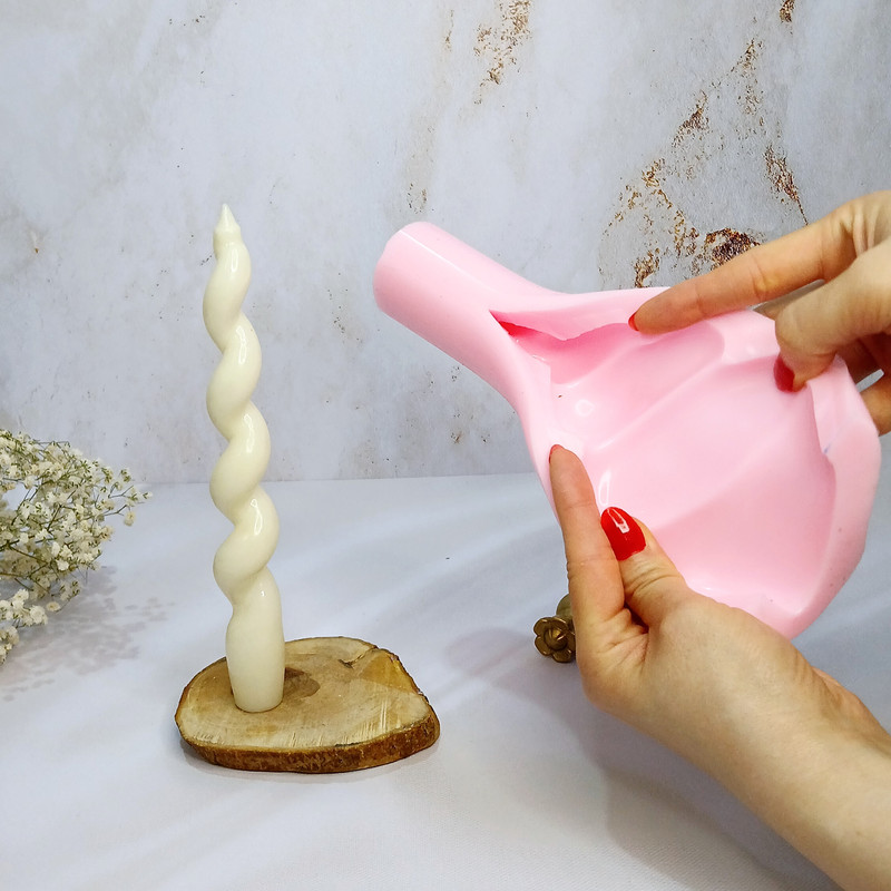 قالب شمع کوشا اکسسوری مدل قلمی مارپیچ