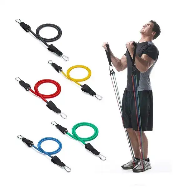 کش بدنسازی 5 رشته بدون روکش بهمراه کاور