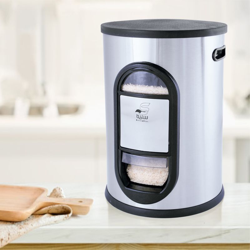 سطل برنج سارینا کد 10 گنجایش 10 کیلوگرم