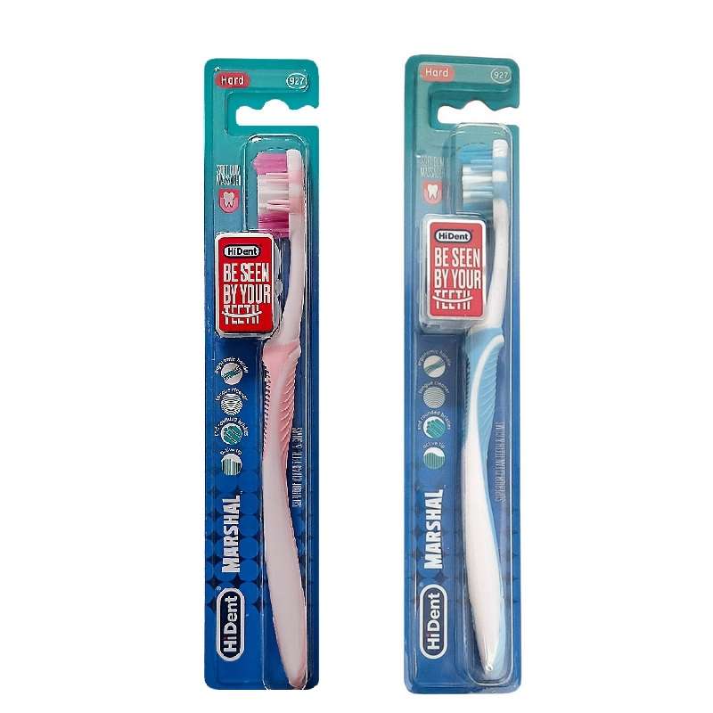 مسواک های دنت مدل 927 با برس سخت مجموعه 2 عددی