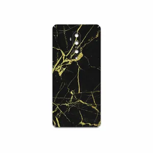 MAHOOT Graphite-Gold-Marble Cover Sticker for OnePlus 7T Pro